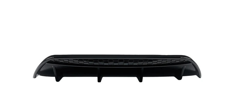 For Alfa Romeo Stelvio Gloss Black Rear Diffuser Lip Valance Bumper Body Kit 2017+