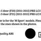 BMW 1 Series F20 F21 Rear Diffuser Lip Valance 2011-2015 Abs Gloss Black