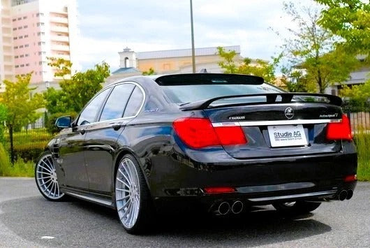 For BMW 7 Series F01 F02 Gloss Black Rear Roof Spoiler Window Lip Wing Body Kit 8 15