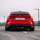 For BMW M3 M4 G80 G82 G83 Gloss Black Rear Diffuser Lip Valance Body Kit