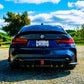 For BMW M3 M4 G80 G82 G83 Gloss Black Rear Diffuser Lip Valance Kit W/LED