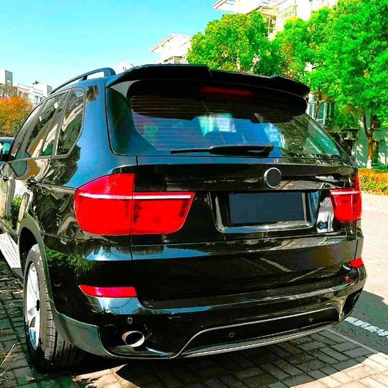 For BMW X5 E70 X5M Gloss Black Rear Roof Spoiler Boot Wing Lip Body Kit 2006-2013