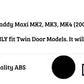 VW Caddy & Maxi Van Car Rear Roof Spoiler 2003-2020 Gloss Black