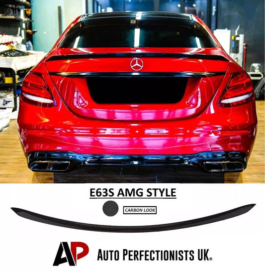 Mercedes E Class E63S W213 Car Rear Spoiler 2016-2020 Carbon Fibre