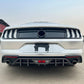 For Ford Mustang MK6.5 Gloss Black Rear Diffuser Lip Valance Bumper Body Kit 2018-23