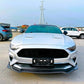 For Ford Mustang MK6.5 Gloss Black Front Splitter Body Kit Wing 2018-23