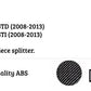 VW Golf MK6 GTD GTI Carbon Fibre Front Splitter 2008-2013 Carbon Fibre