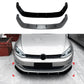 For VW Golf MK7 R GTD GTI TSI TDI Gloss Black Front Splitter Lip Kit 2013-16