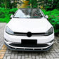 For VW Golf MK7.5 R GTD GTI TSI TDI Gloss Black Front Splitter Kit 16-20