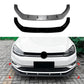 For VW Golf MK7.5 R GTD GTI TSI TDI Gloss Black Front Splitter Kit 16-20