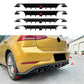 For VW Golf GTI GTD TSI TDI MK7.5 TCR Style Rear Diffuser Kit W/LED
