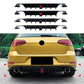 For VW Golf GTI GTD TSI TDI MK7.5 TCR Style Rear Diffuser Kit W/LED