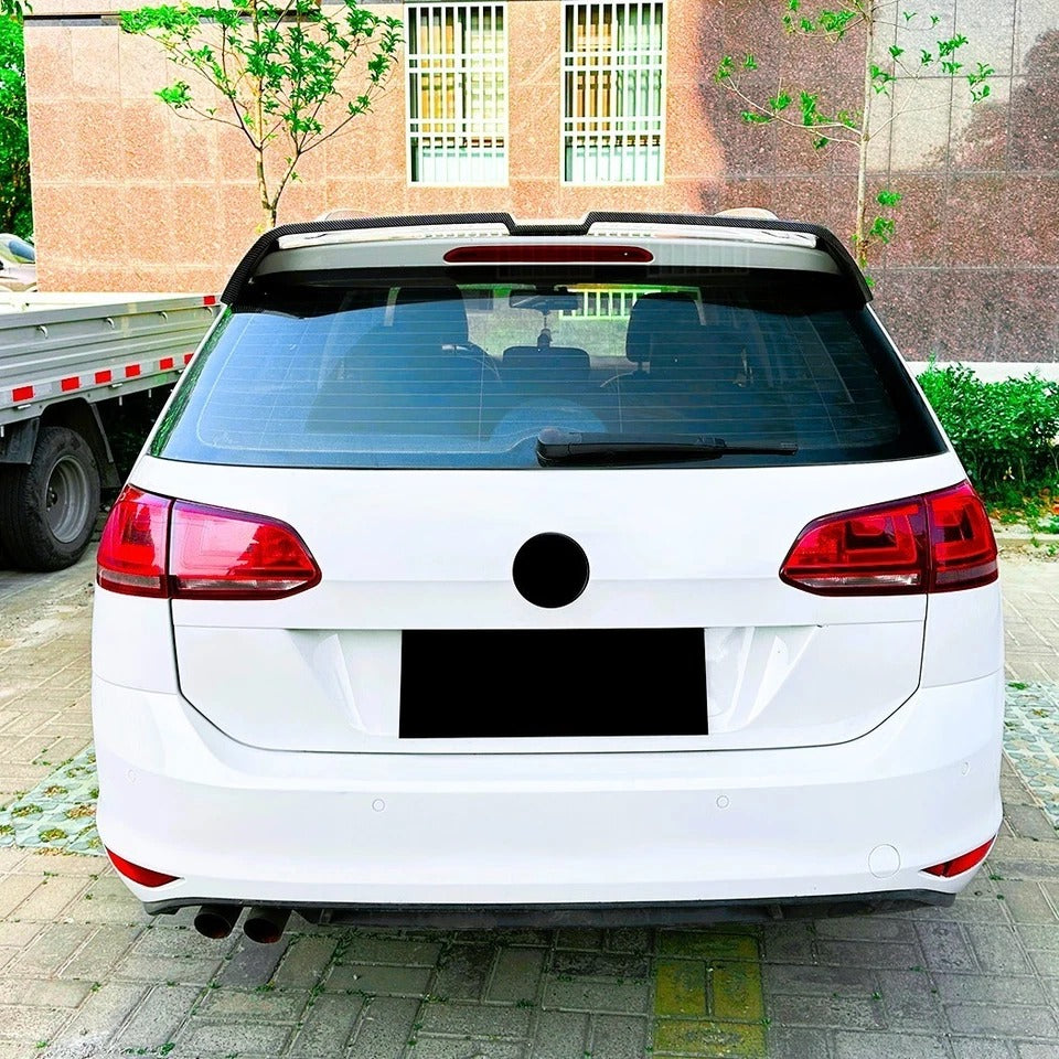 For VW Golf MK7/7.5 ESTATE R GTD GTI OT Style Gloss Black Rear Roof Spoiler