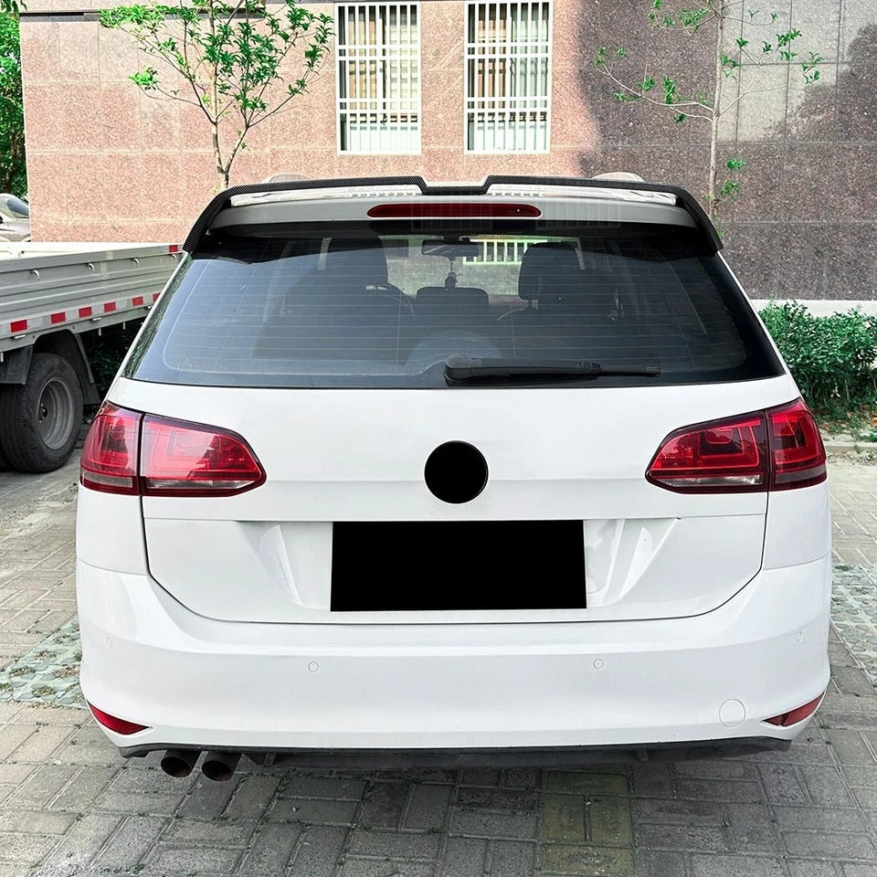 For VW Golf MK7/7.5 ESTATE R GTD GTI OT Style Gloss Black Rear Roof Spoiler