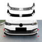 For VW Golf MK8 GTI GTD R Line Gloss Black Front Splitter Body Kit 2020+