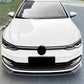 For VW Golf MK8 GTI GTD R Line Gloss Black Front Splitter Body Kit 2020+