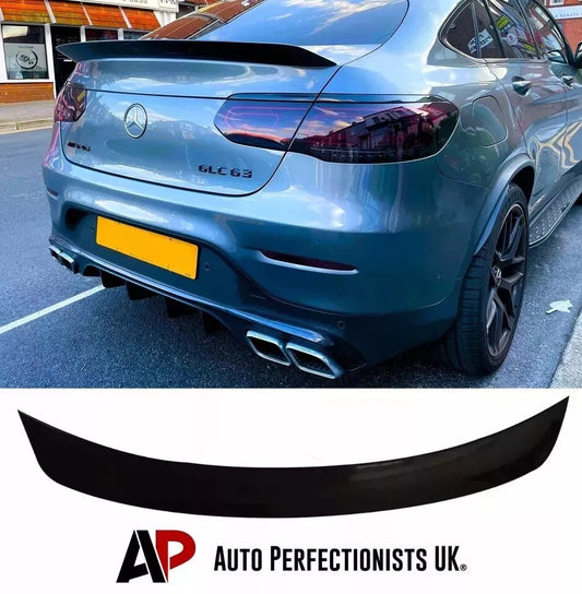 Mercedes GLC Class Coupe GLC63 Car Rear Spoiler 2015-2024 Gloss Black