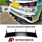 Audi A3 S Line S3 8Y Saloon Rear Diffuser 2020-2024 Gloss Black