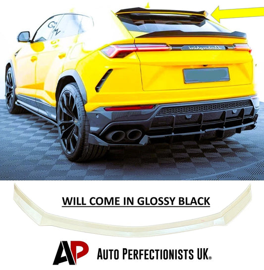 For Lamborghini Urus Gloss Black Rear Roof Spoiler Lip Wing Body Kit Aero Style 18+