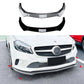 For Mercedes A Class W176 NON AMG Line Gloss Black Front Splitter Lip Facelift 16-18