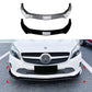 For Mercedes A Class W176 NON AMG Line Gloss Black Front Splitter Lip Facelift 16-18