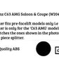 For Mercedes C63 AMG W204 Prefacelift Gloss Black Front Splitter 2007-10