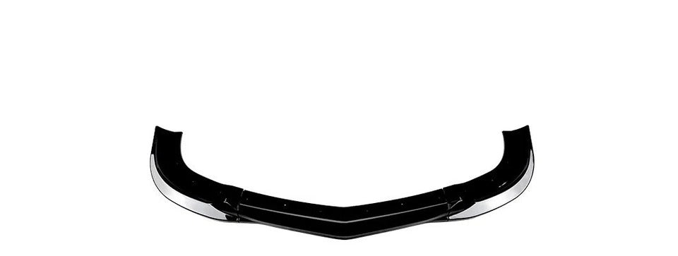 For Mercedes C63 AMG W204 Prefacelift Gloss Black Front Splitter 2007-10