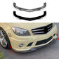 For Mercedes C63 AMG W204 Prefacelift Gloss Black Front Splitter 2007-10
