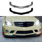 For Mercedes C63 AMG W204 Prefacelift Gloss Black Front Splitter 2007-10