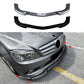 For Mercedes C Class W204 AMG Line Gloss Black Front Splitter Spoiler Lip 2007-2010