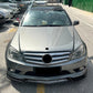 For Mercedes C Class W204 AMG Line Gloss Black Front Splitter Spoiler Lip 2007-2010
