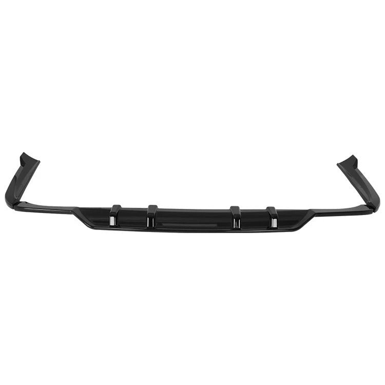For Mercedes C Class W205 Gloss Black Rear Diffuser Lip Valance Kit 2019-21
