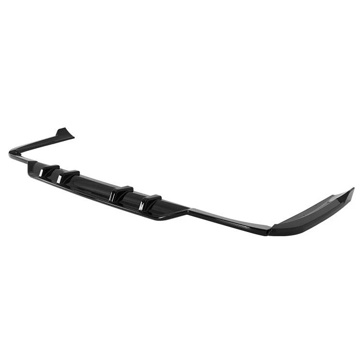 For Mercedes C Class W205 Gloss Black Rear Diffuser Lip Valance Kit 2019-21