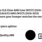Mercedes CLS Class W257 AMG Line Gloss Black Front Splitter 2018-23