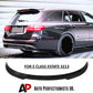 For Mercedes E Class W213 S213 Estate Gloss Black Rear Roof Spoiler Lip Wing Kit