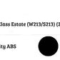 For Mercedes E Class W213 S213 Estate Gloss Black Rear Roof Spoiler Lip Wing Kit