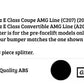 Mercedes E Class Coupe W207 C207 Gloss Black Front Splitter 08-13