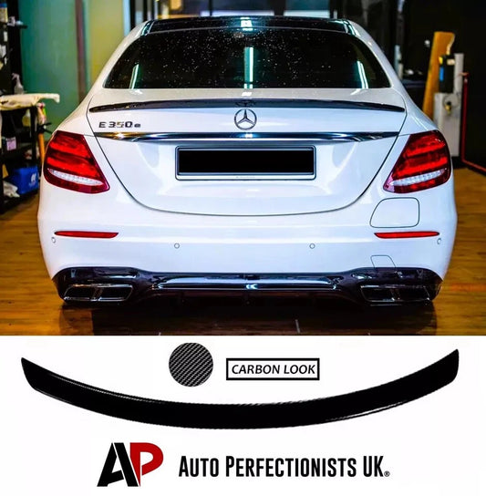 Mercedes E Class W213 Car Rear Spoiler 2016-2020 Carbon Fibre