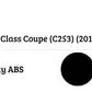 Mercedes GLC Class Coupe C253 Gloss Black Rear Roof Spoiler 2015-22