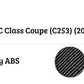 Mercedes GLC Class Coupe GLC63 Car Rear Spoiler 2015-24 Carbon Fibre