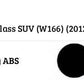Mercedes GLE Class W166 Gloss Black Rear Roof Spoiler Lip Wing Body Kit 12-18