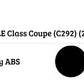 Mercedes GLE Class Coupe Car Rear Spoiler 2015-2019 Gloss Black