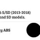 Mini Cooper S F55 F56 JCW Style Gloss Black Rear Roof Spoiler Wing Lip Kit 13-18