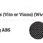 Mercedes V Class Vito Viano W447 MK3 Carbon Fibre Rear Roof Spoiler Wing 14-22