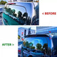 For Mercedes V Class Vito Viano W447 MK3 Unpainted Rear Roof Spoiler Wing 14-22