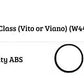 Mercedes V Class Vito Viano Car Rear Roof Spoiler 2014-2022 Unpainted