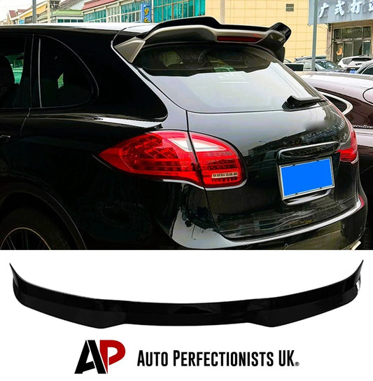 For Porsche Cayenne Rear Gloss Black Roof Spoiler Lip Wing Body Kit Aero 2010-2014