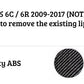 VW Polo MK5 Car Rear Roof Spoiler 2009-2017 Batman Style Carbon Fibre