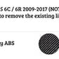 VW Polo MK5 Car Rear Roof Spoiler 2009-2017 WRC Style Carbon Fibre