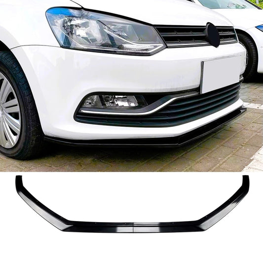 For VW Volkswagen Polo MK5 Front Splitter 2009-2017 Carbon Fibre